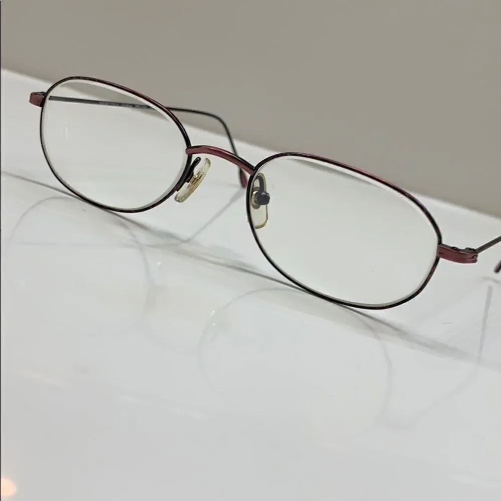 🌷Geoffrey Beene Eyeglass Frame Full Rim Burgundy